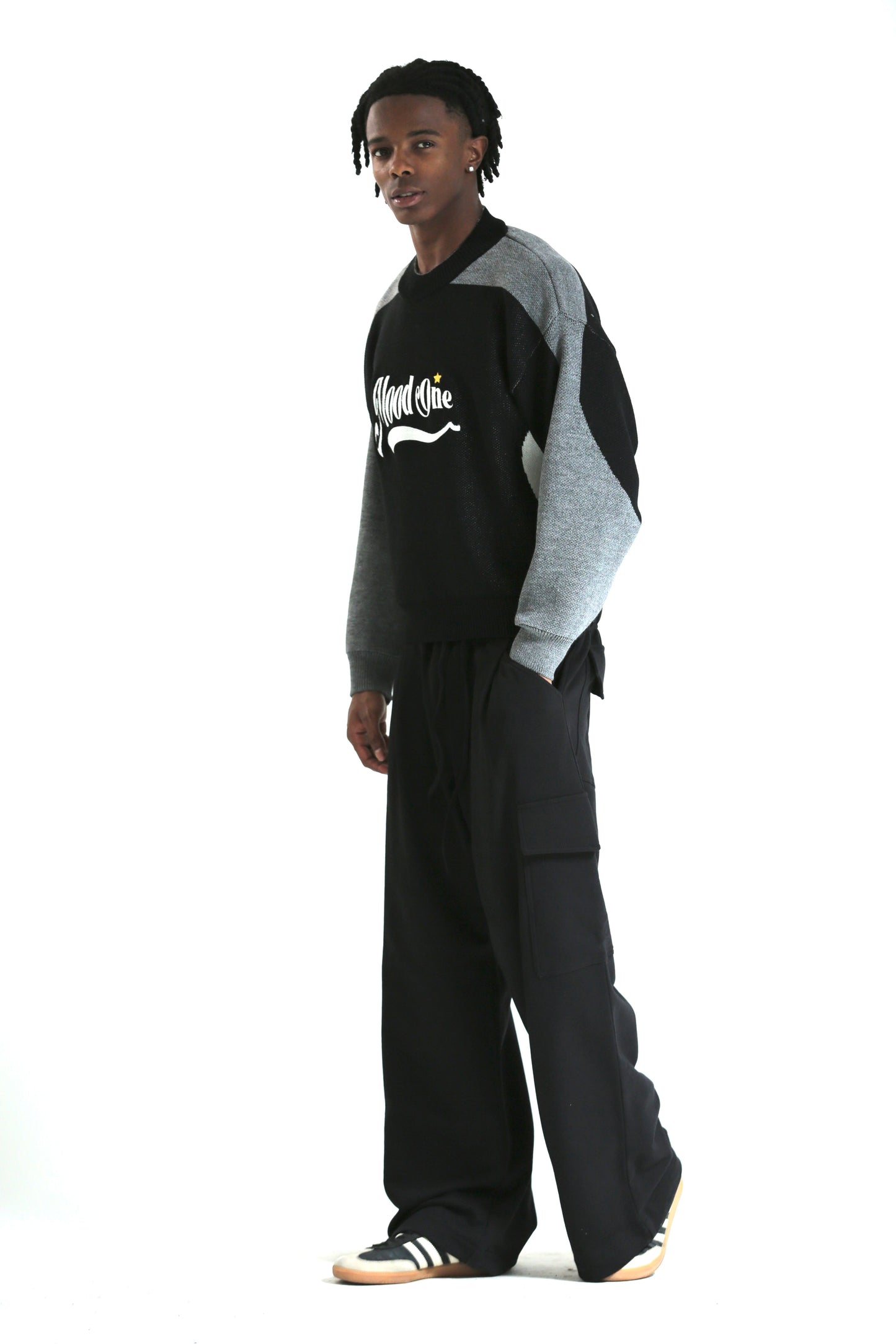 Maglione logo nero