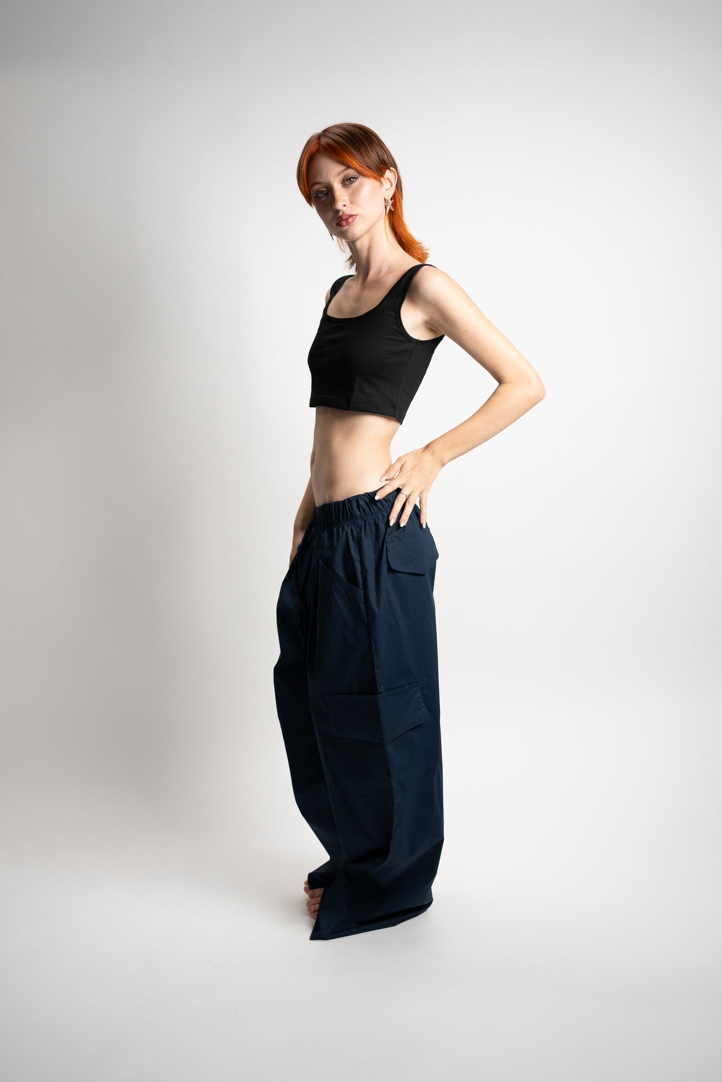 Top donna nero