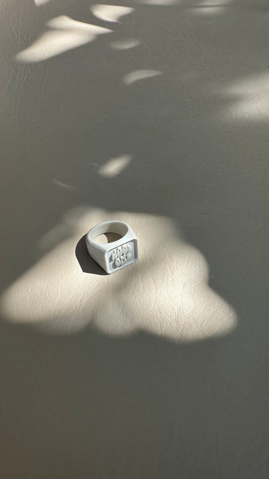 Foulard verde + anello logo