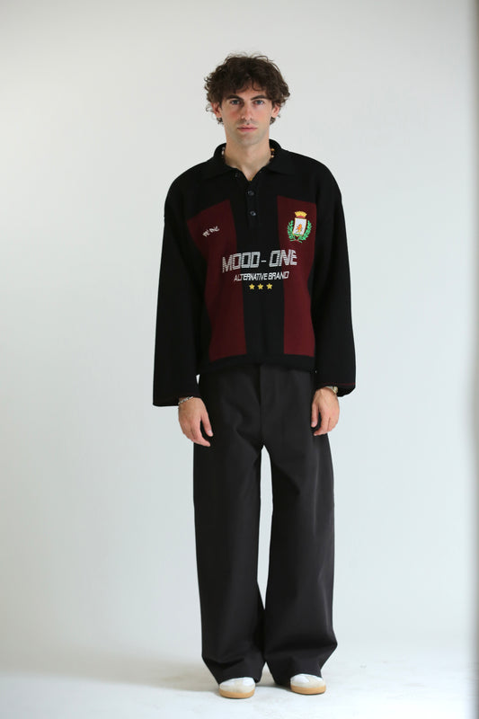 Maglione FOOTBALL rosso nero