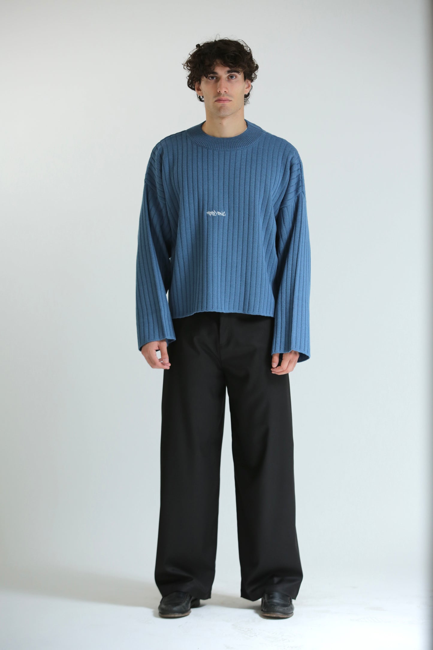 Maglione crop logo Sky