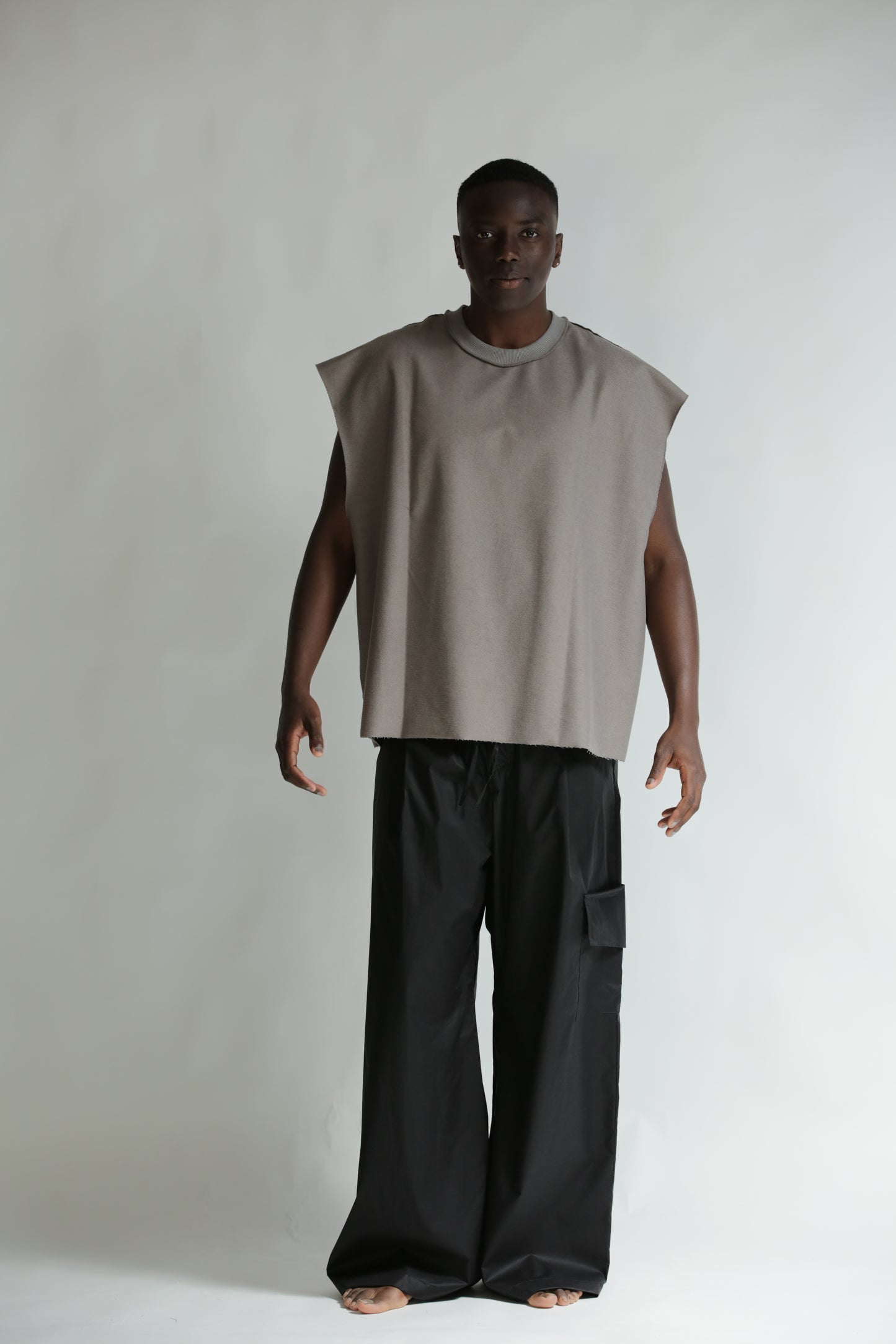 Pantalone tasconato nero