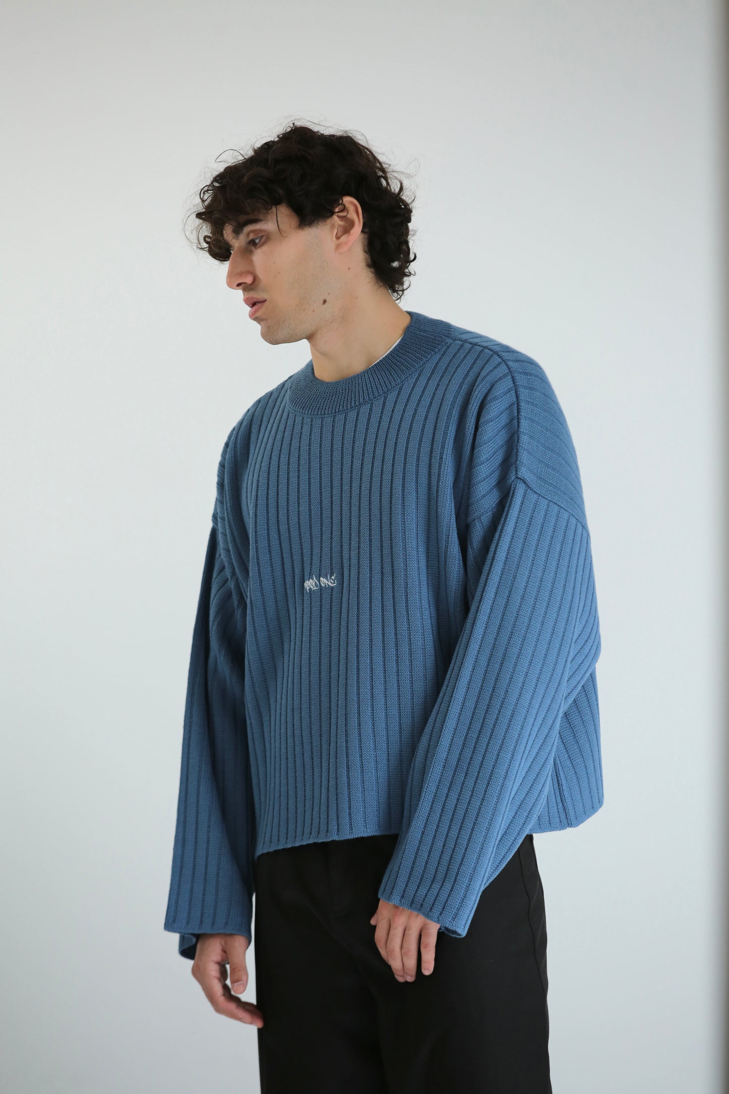 Maglione crop logo Sky