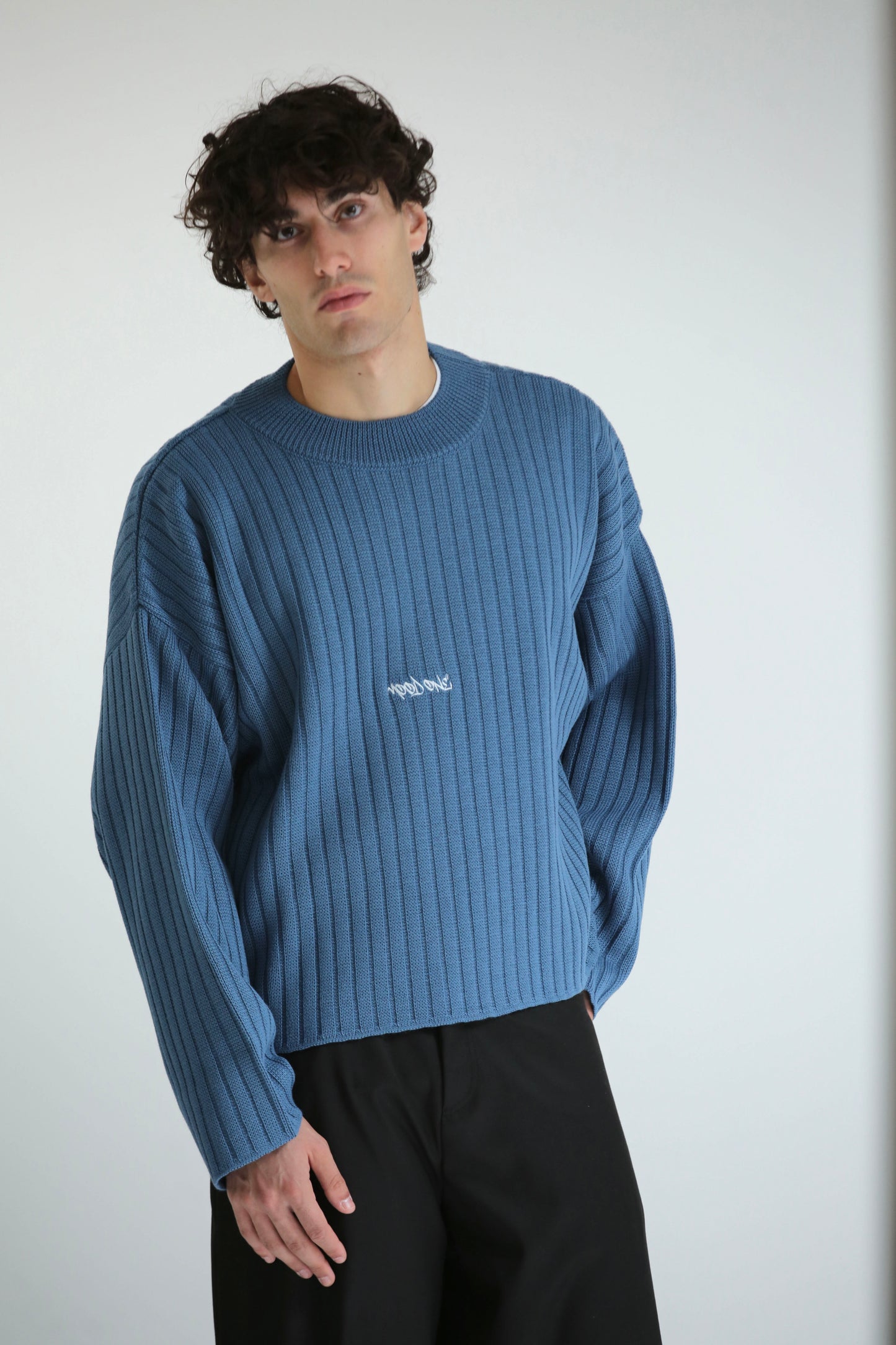 Maglione crop logo Sky