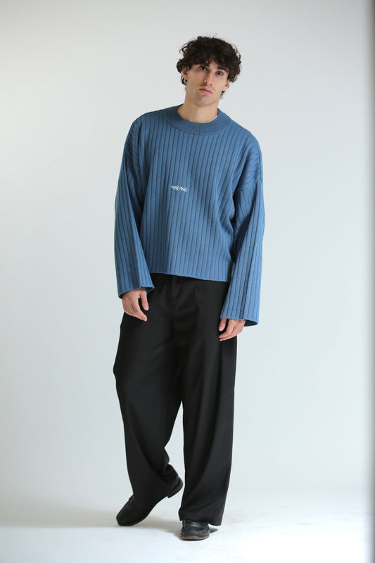 Maglione crop logo Sky