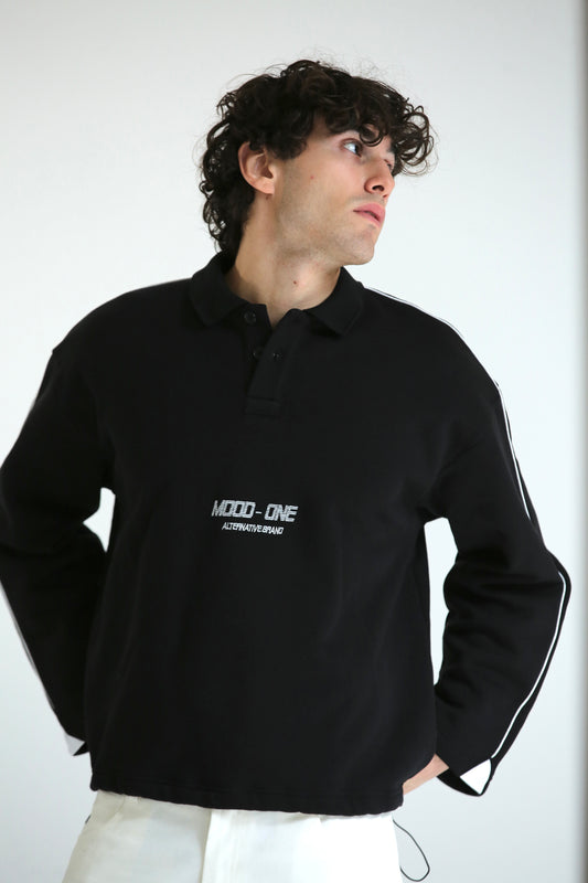 Polo felpa logo crop