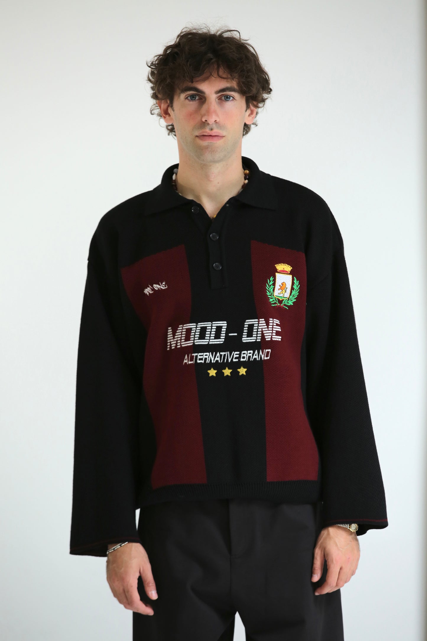 Maglione FOOTBALL rosso nero