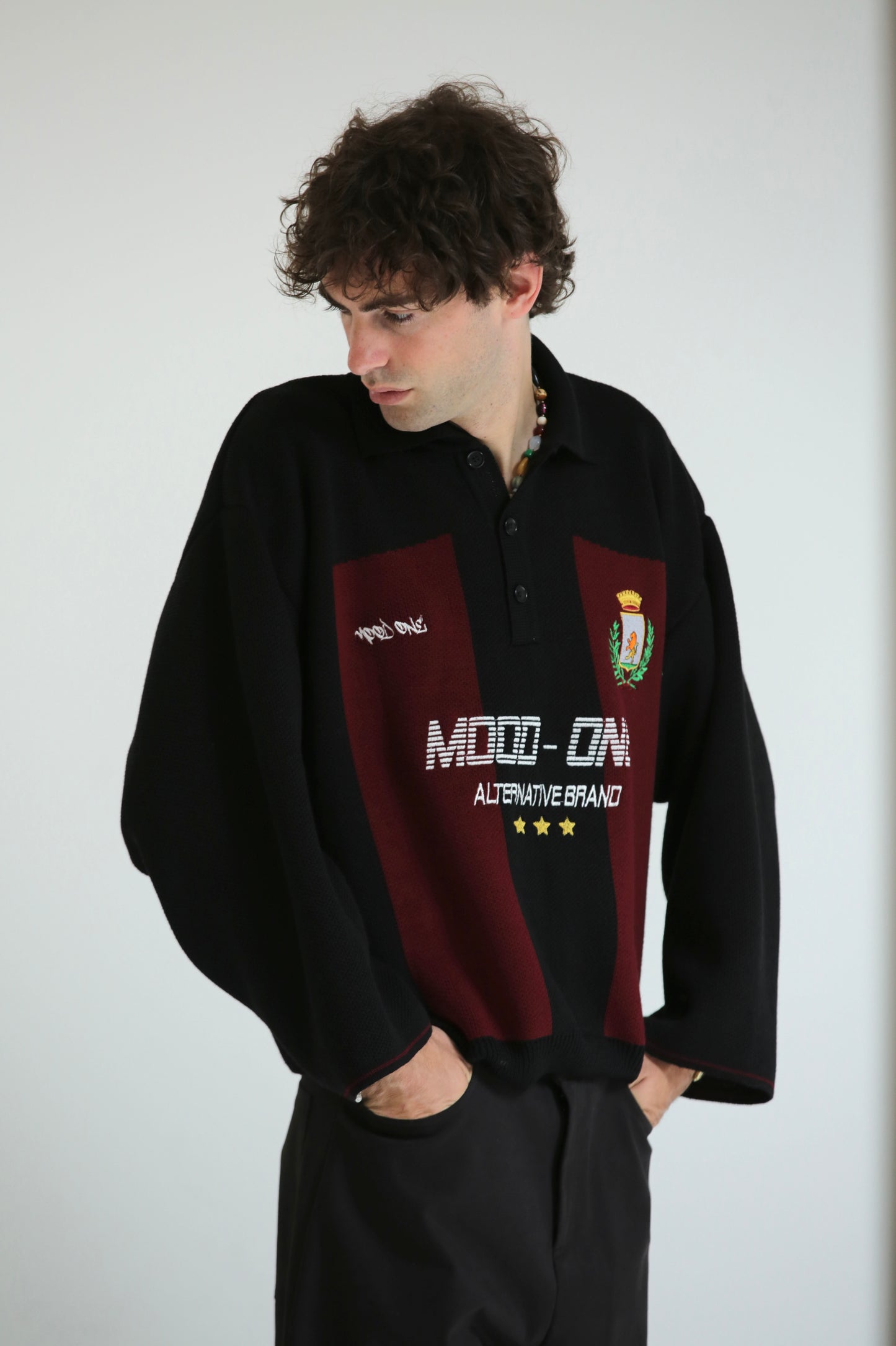 Maglione FOOTBALL rosso nero