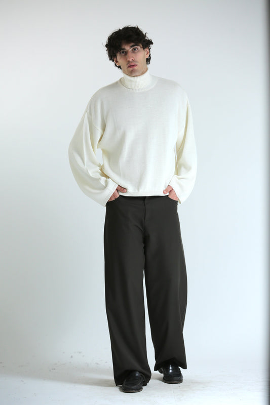 Dolcevita crop bianco