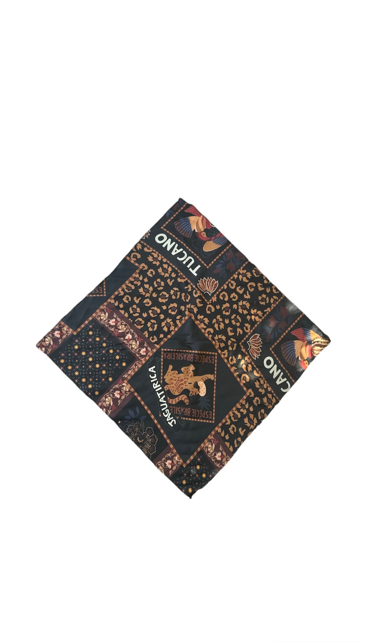 Foulard nero + anello logo