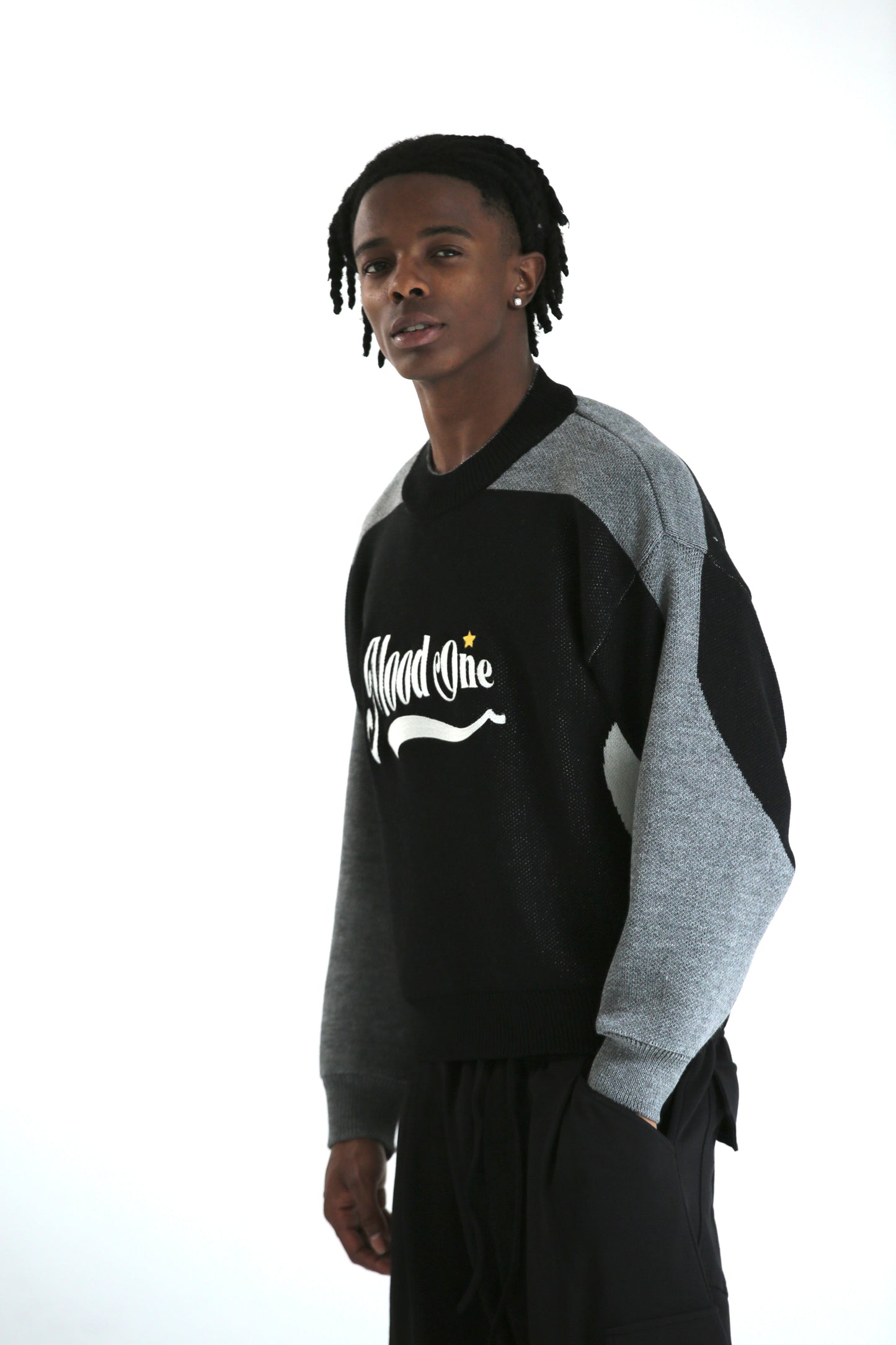 Maglione logo nero