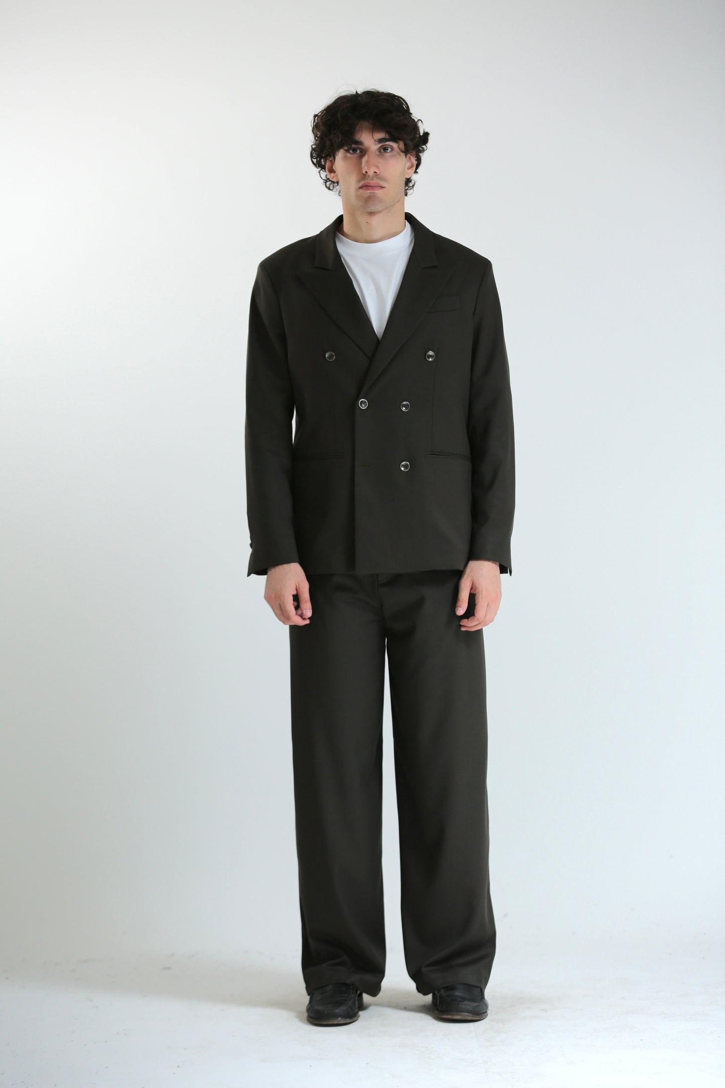Pantalone Baggy verde scuro