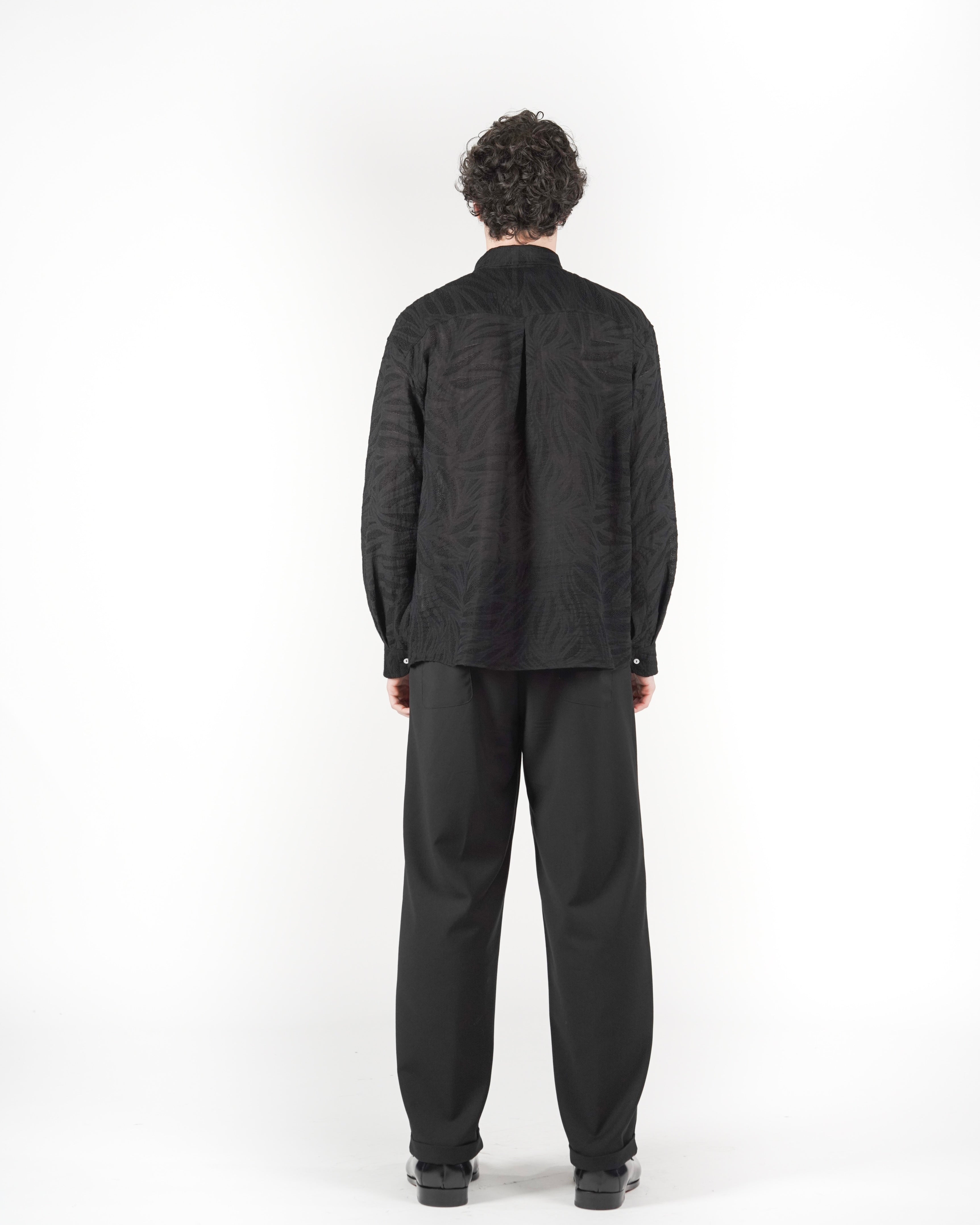 Pantalone loose fit nero