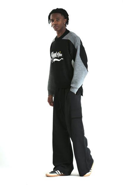 Maglione logo nero