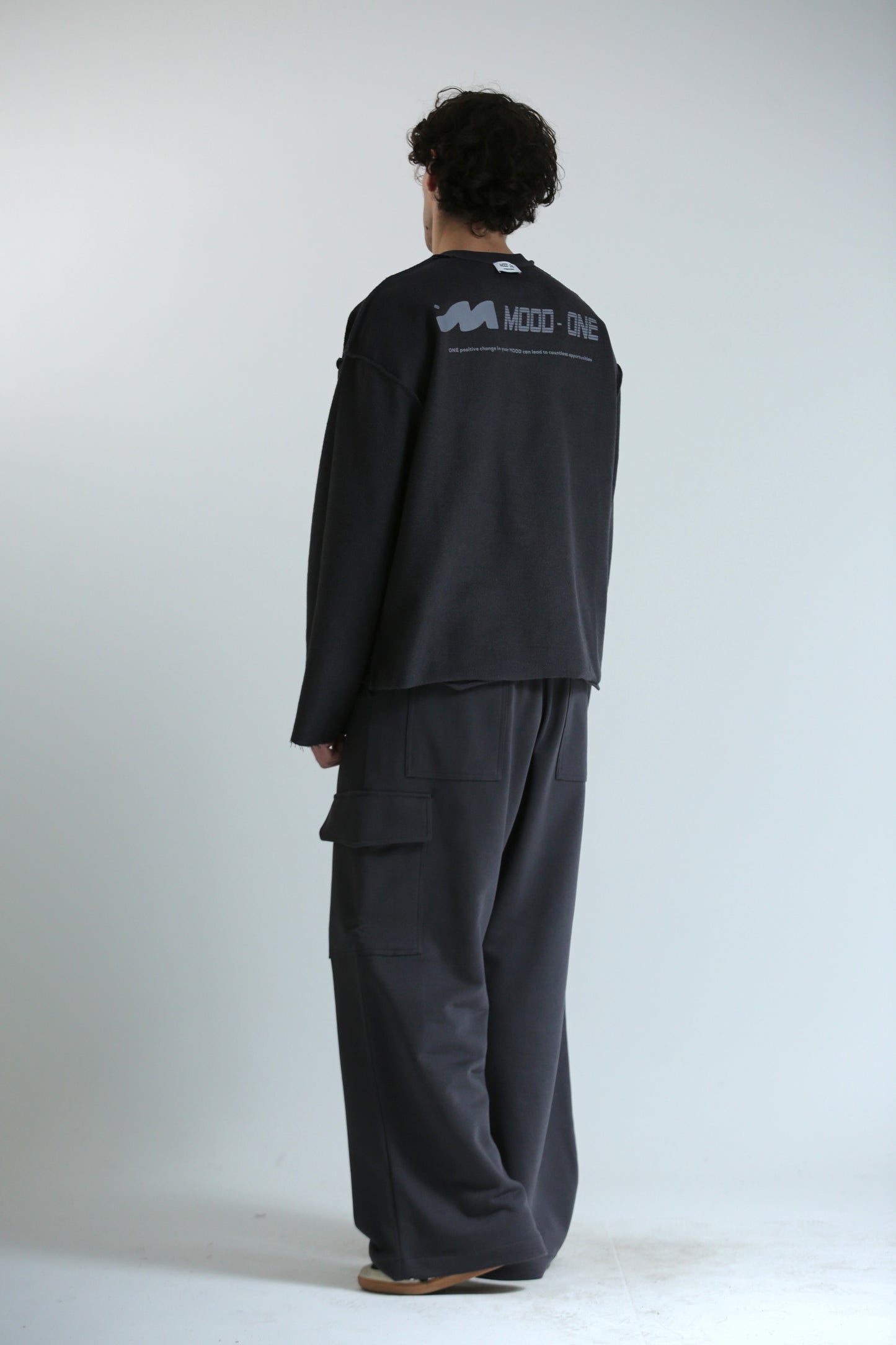 Long sleeve REVERSIBILE piombo
