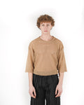 T-shirt traforata beige