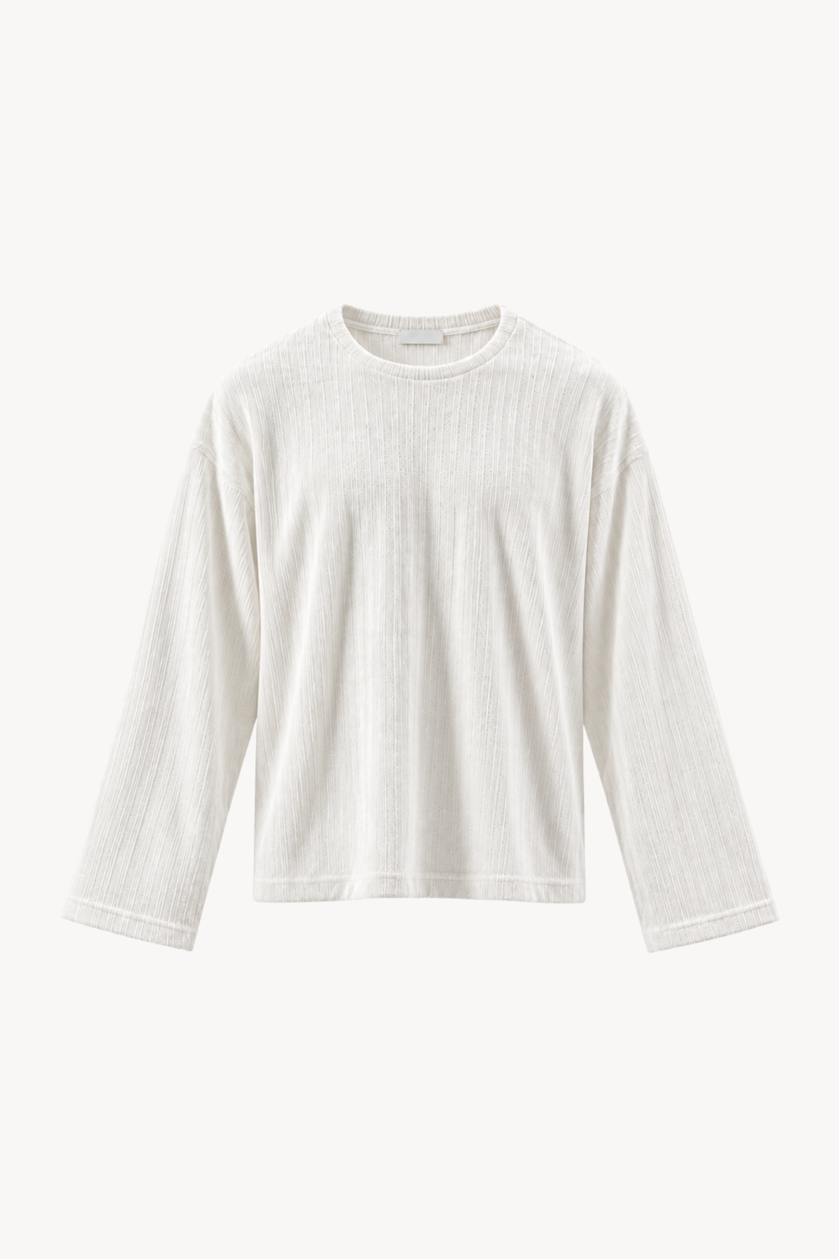 White Chenille Longsleeve