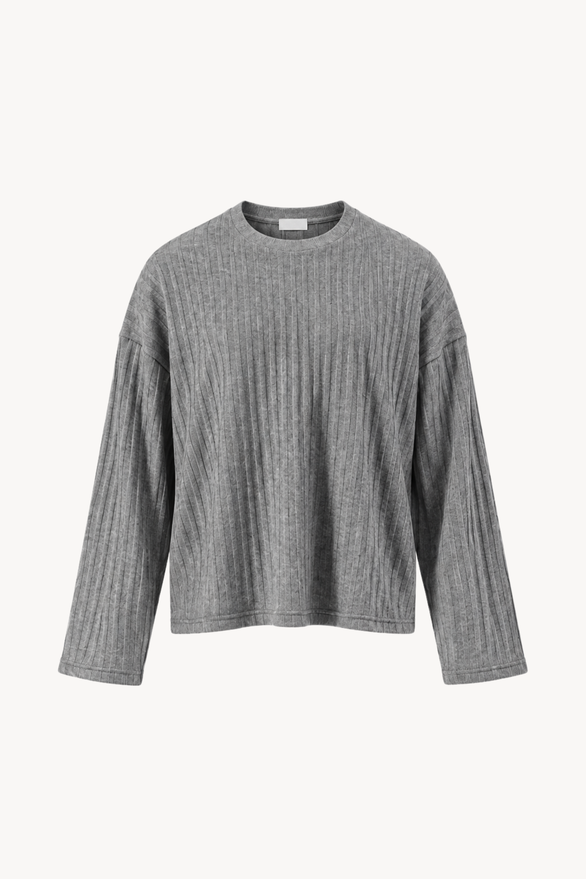 Grey Textured Longsleeve