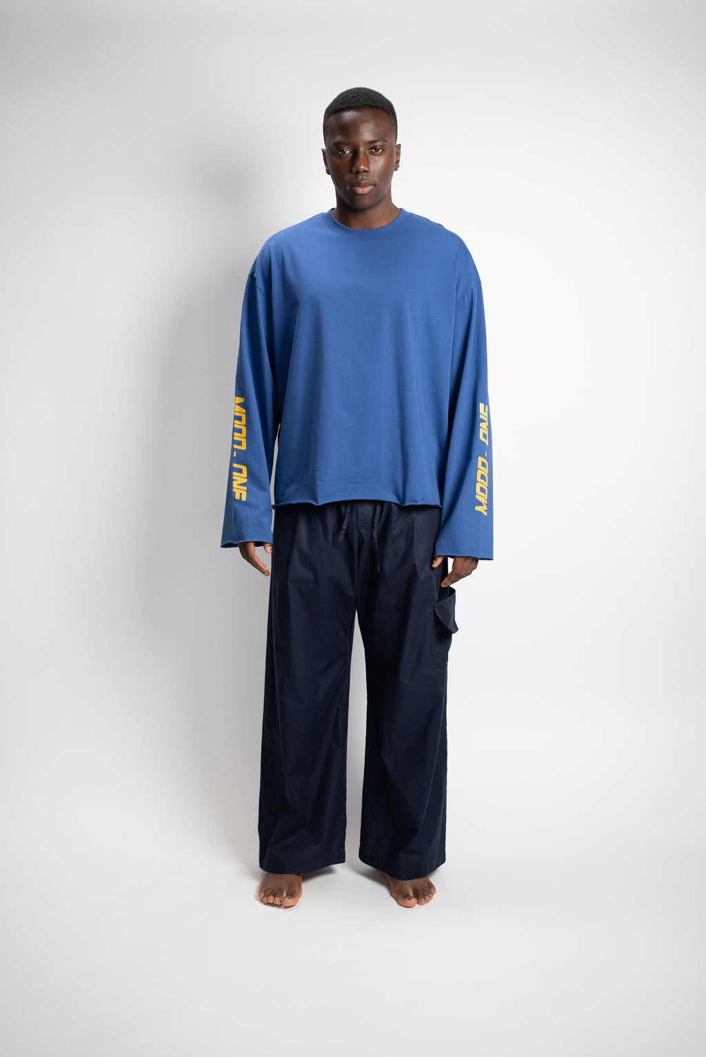 Long sleeve yellow blue