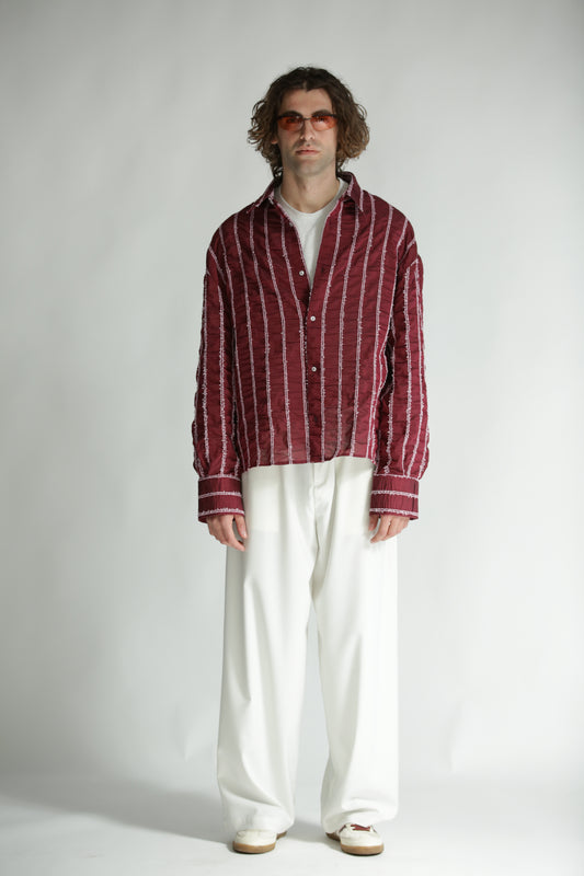Camicia rilievo rossa