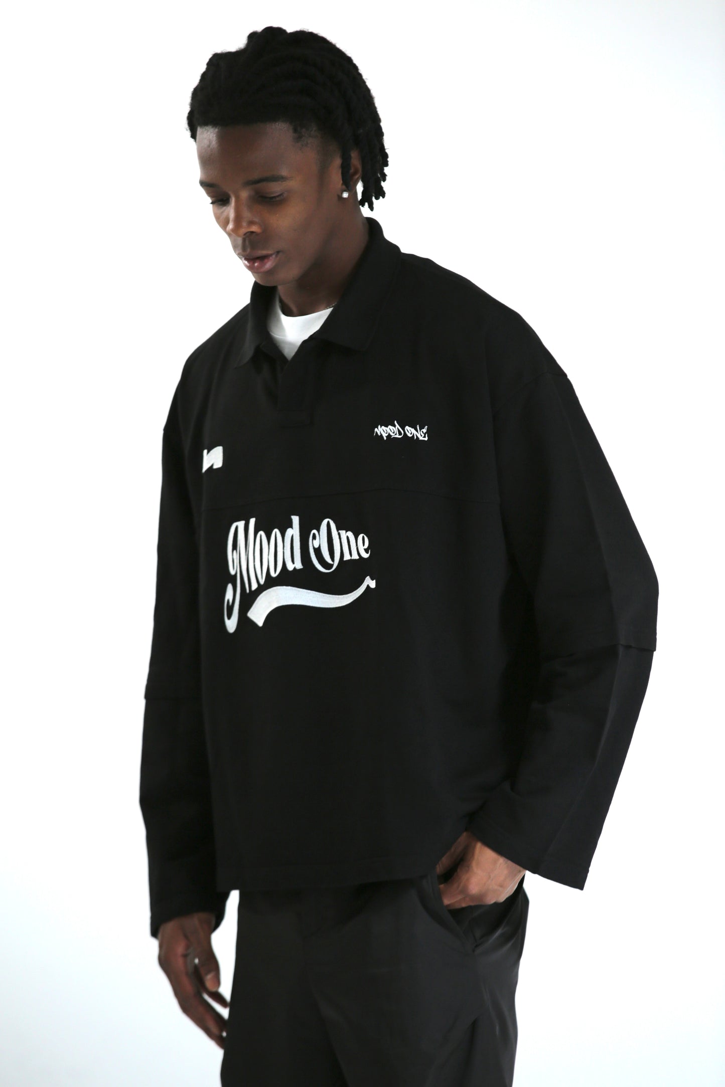Polo long sleeve Nera doppia manica