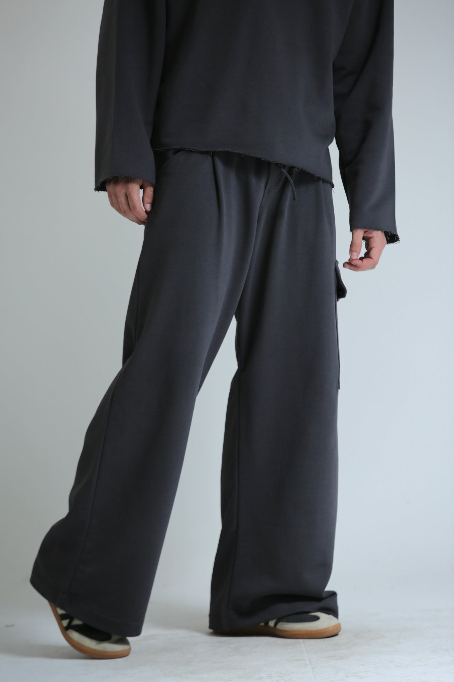 Long sleeve REVERSIBILE piombo