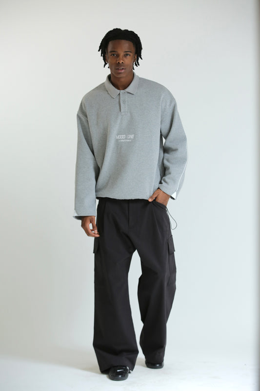 Pantalone tasconato nero cotone