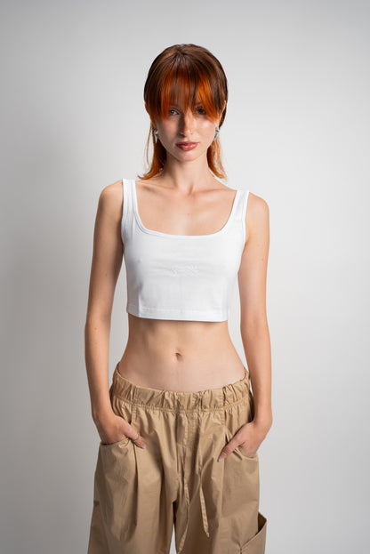 Top donna bianco