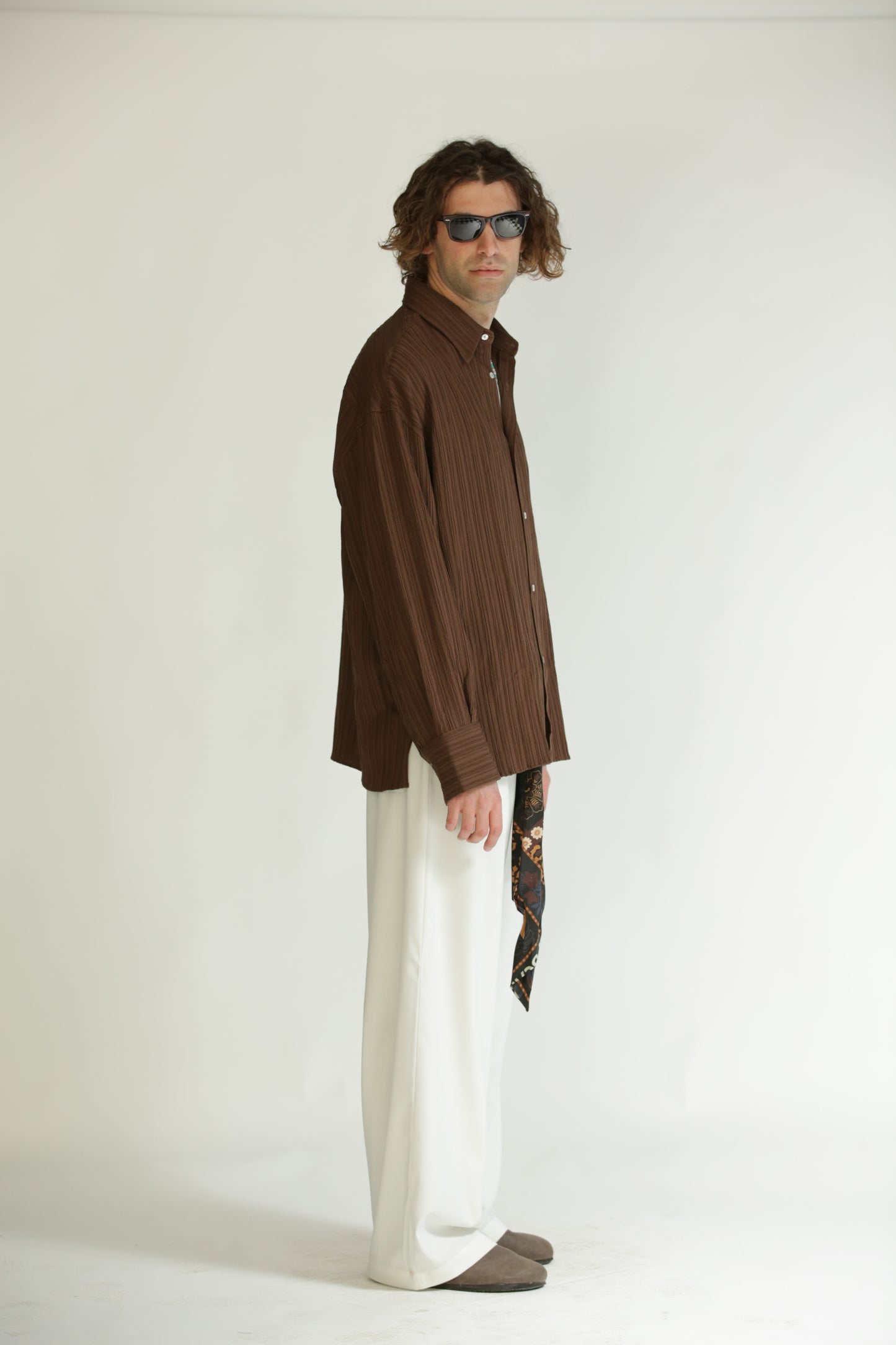 Camicia crepes moro