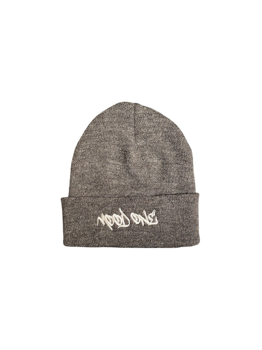 Beanie grigio chiaro logo street