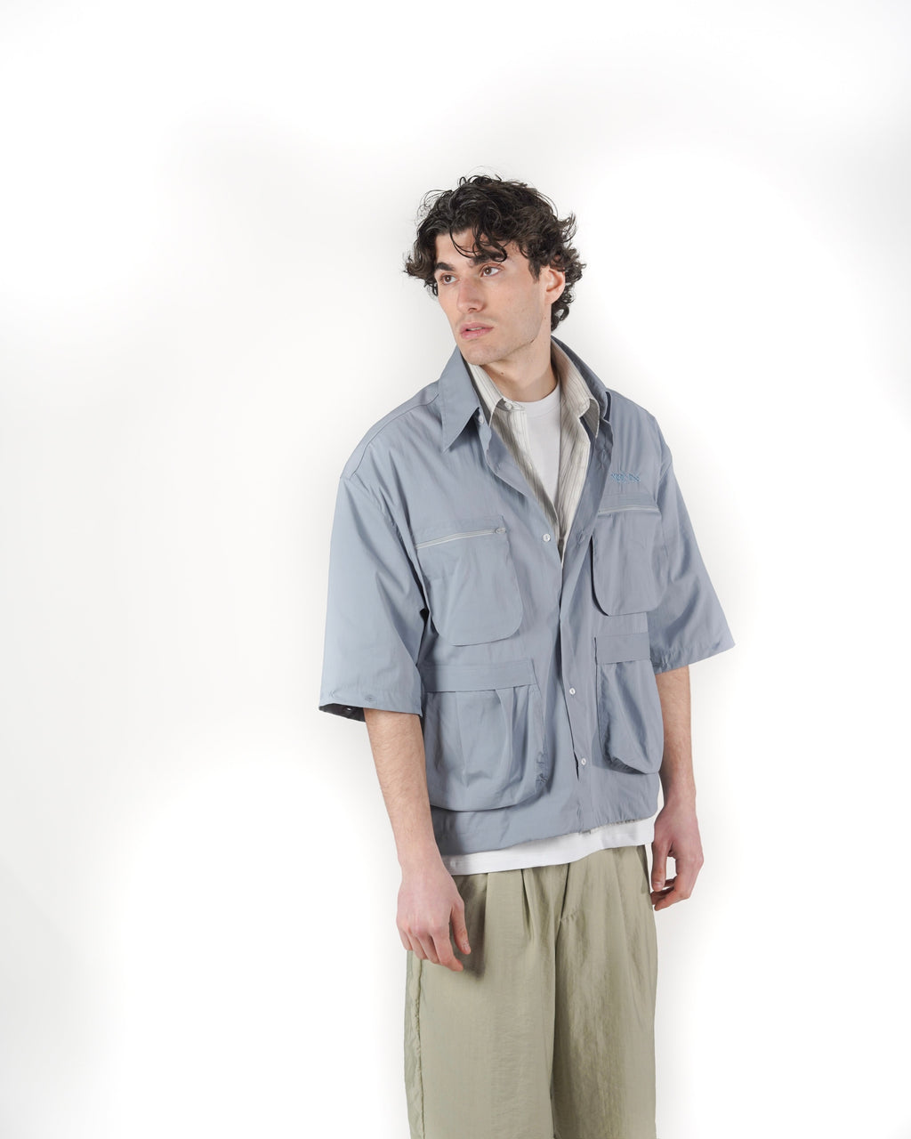Camicia 2IN1 celeste