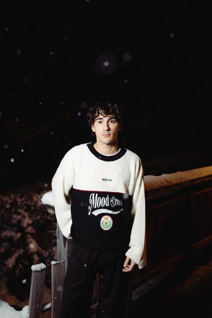 Maglione logo bicolor