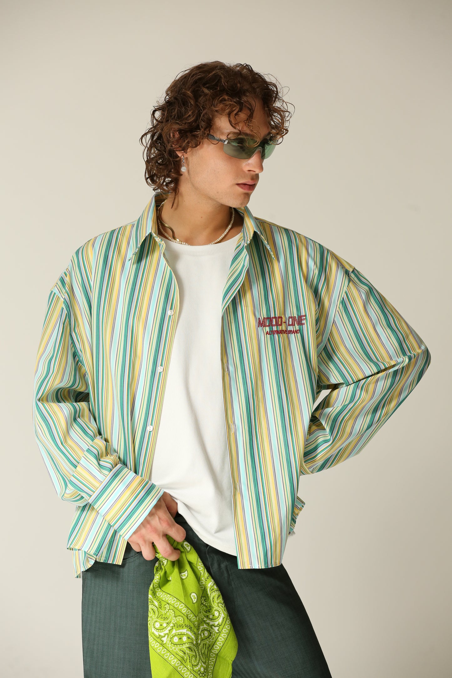 Camicia a righe luna parck