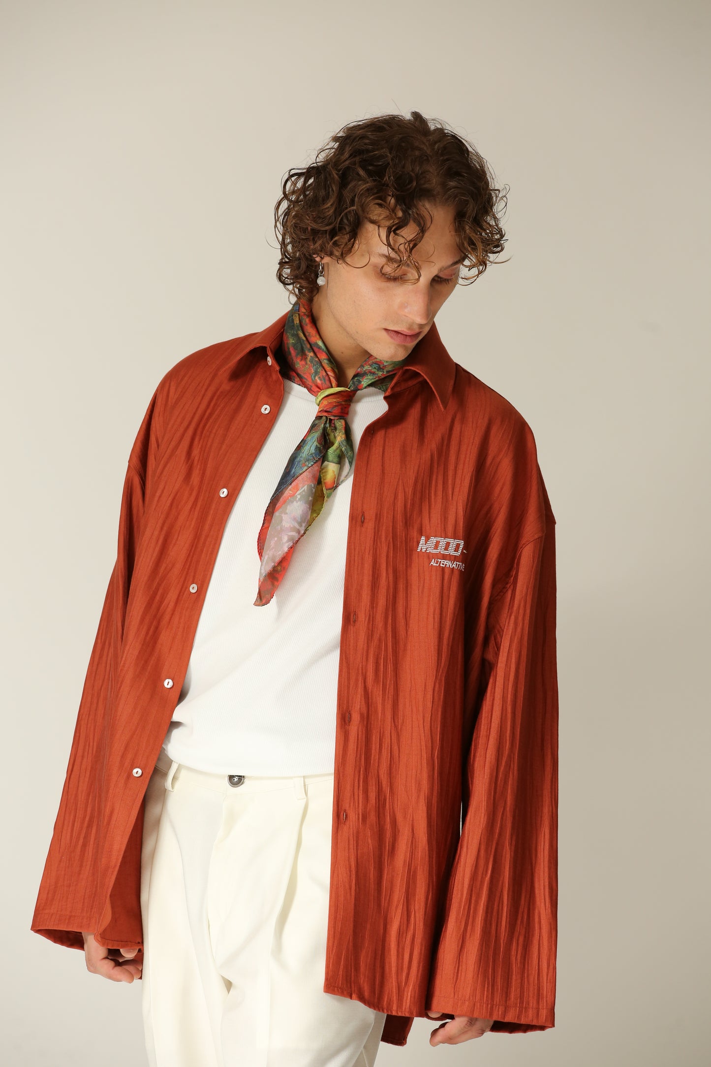 Camicia mondo color rame