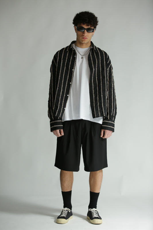 Bermuda oversize nero