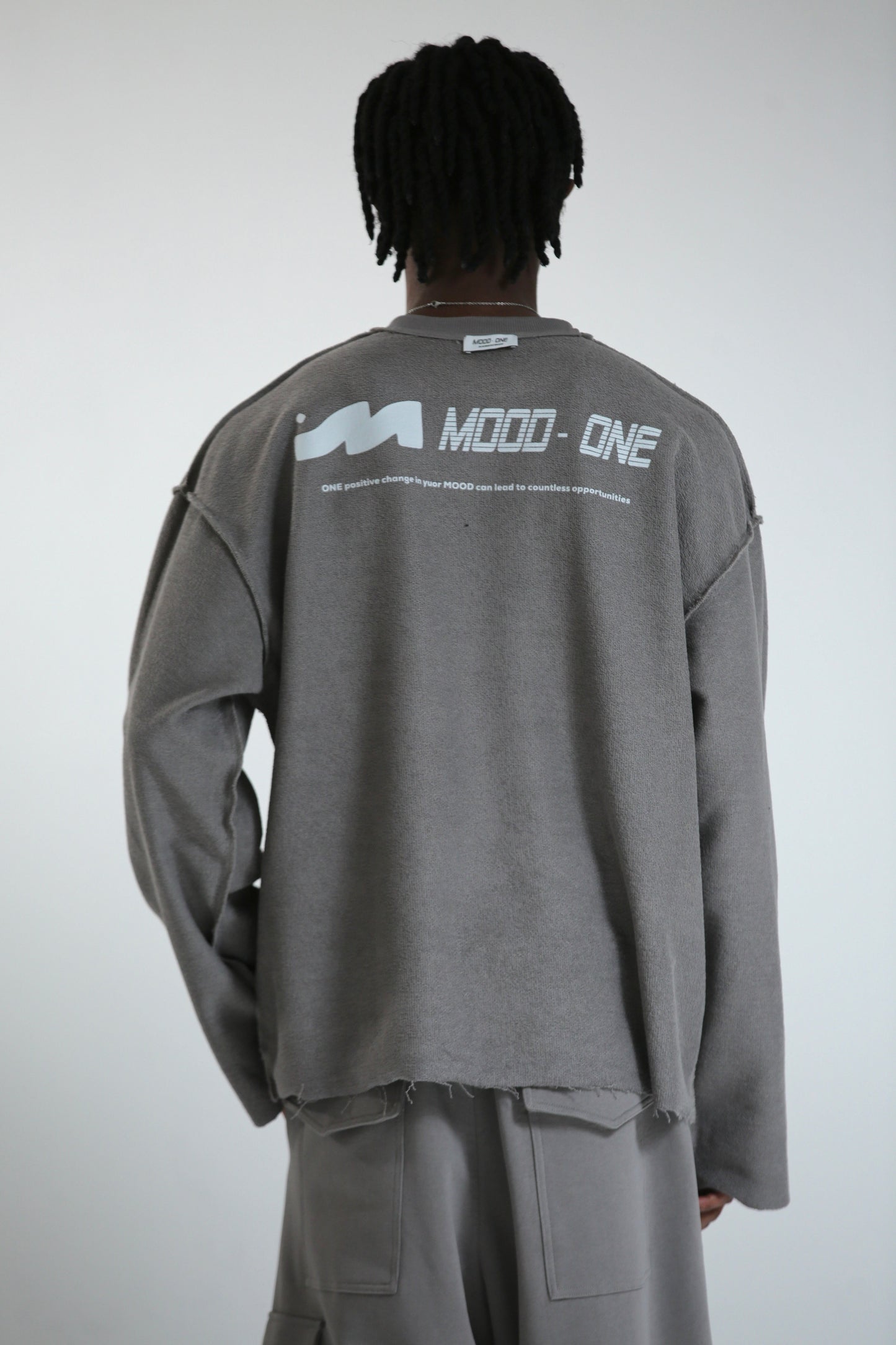 Long sleeve REVERSIBILE grigia
