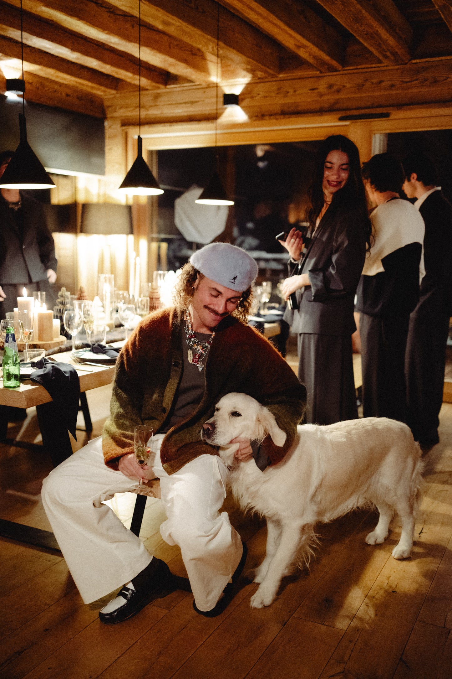 Pantalone tasconato bianco