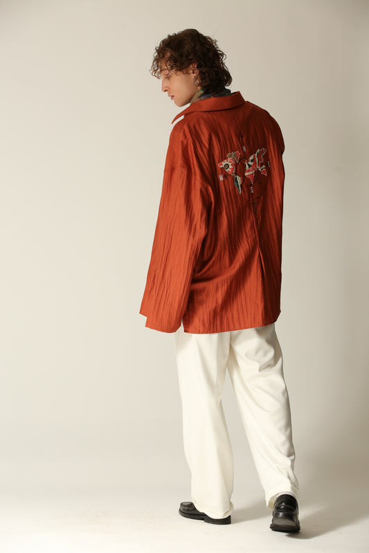 Camicia mondo color rame