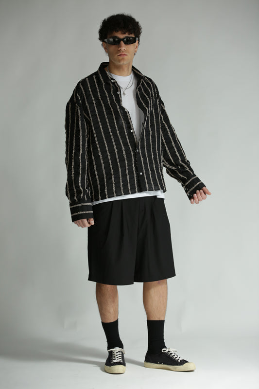Bermuda oversize nero