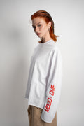 Long sleev red white