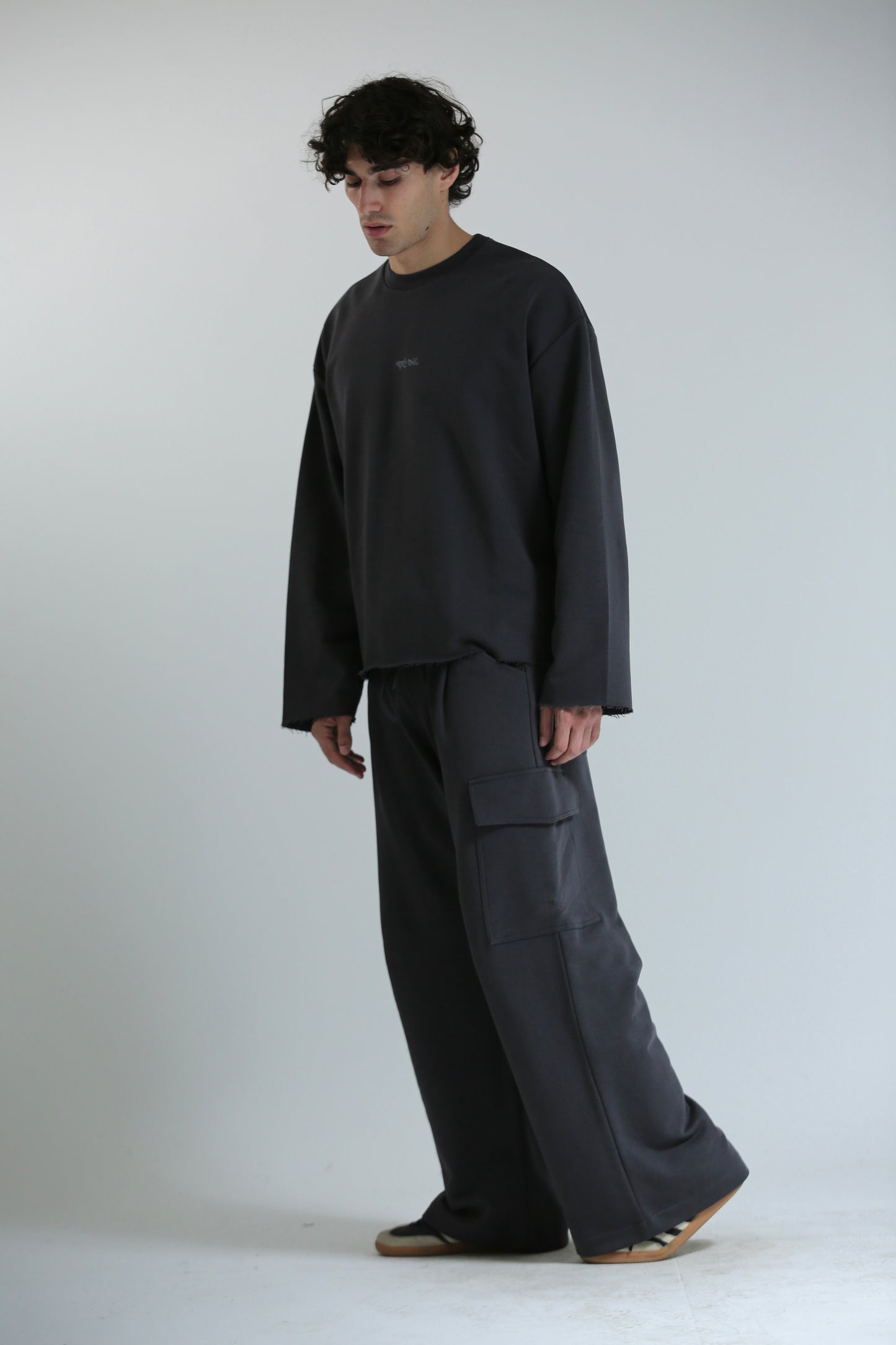 Long sleeve REVERSIBILE piombo