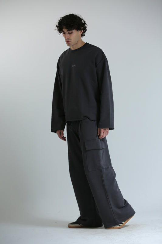 Long sleeve REVERSIBILE piombo