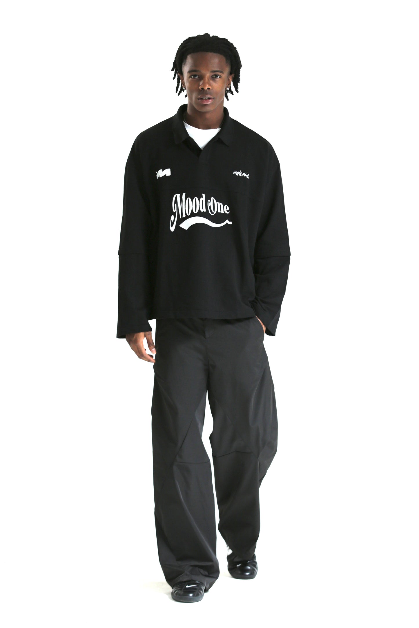 Polo long sleeve Nera doppia manica