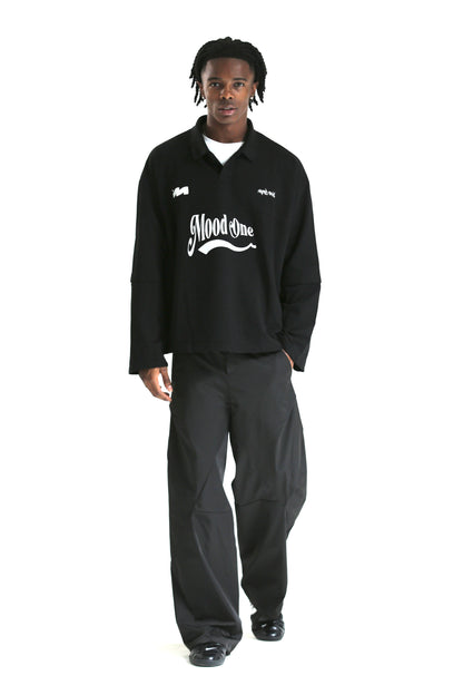 Polo long sleeve Nera doppia manica