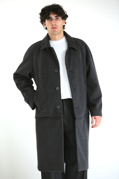 Cappotto lungo/corto panno grigio