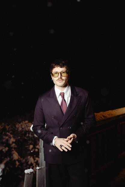 Giacca doppiopetto moro