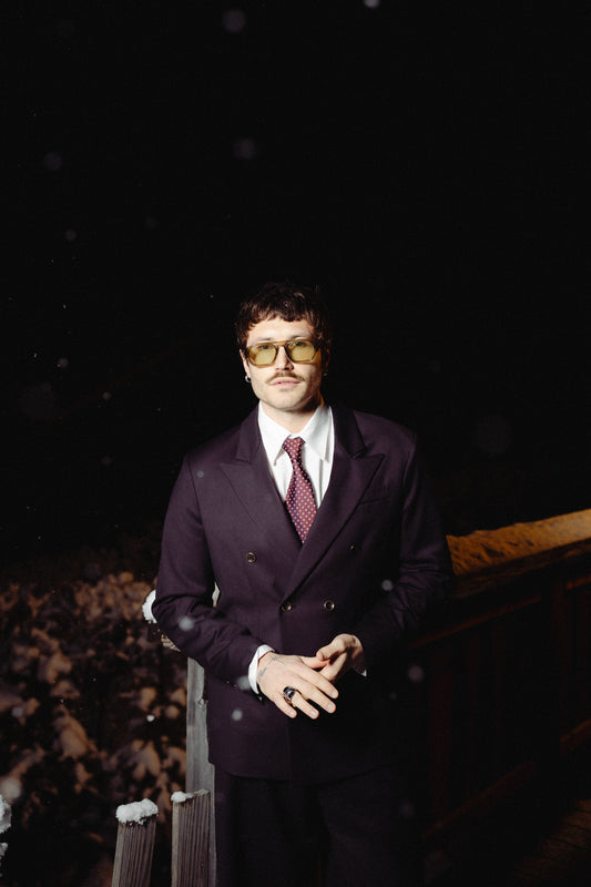 Giacca doppiopetto moro