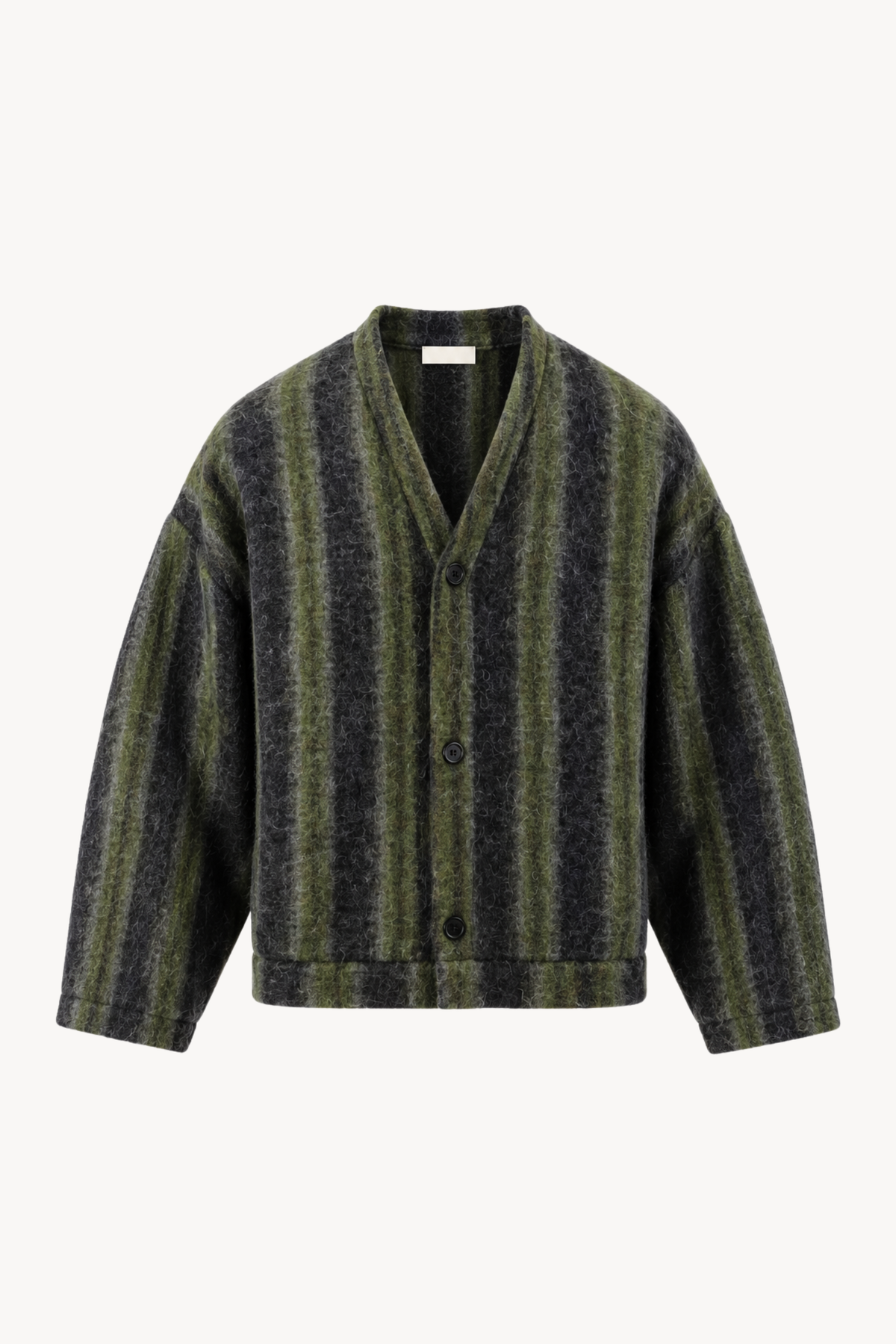 Green Lime Mohair Cardigan