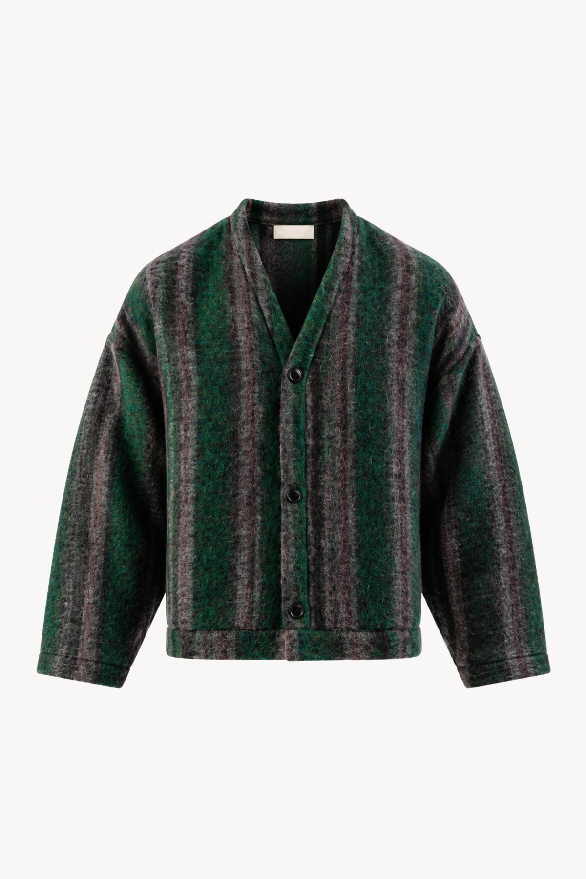 Forest Green Mohair Cardigan