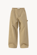 Beige Carpenter Pants